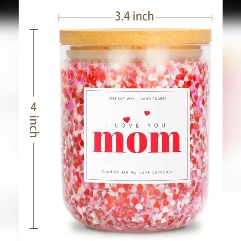 Scented Candle,NaturalSoy Wax  and Pure Essential Oil,gift for Mom